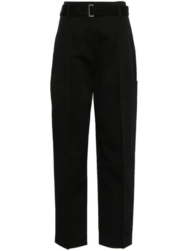LVIR LVIR コットンベルト付きパンツ ブラックの商品画像