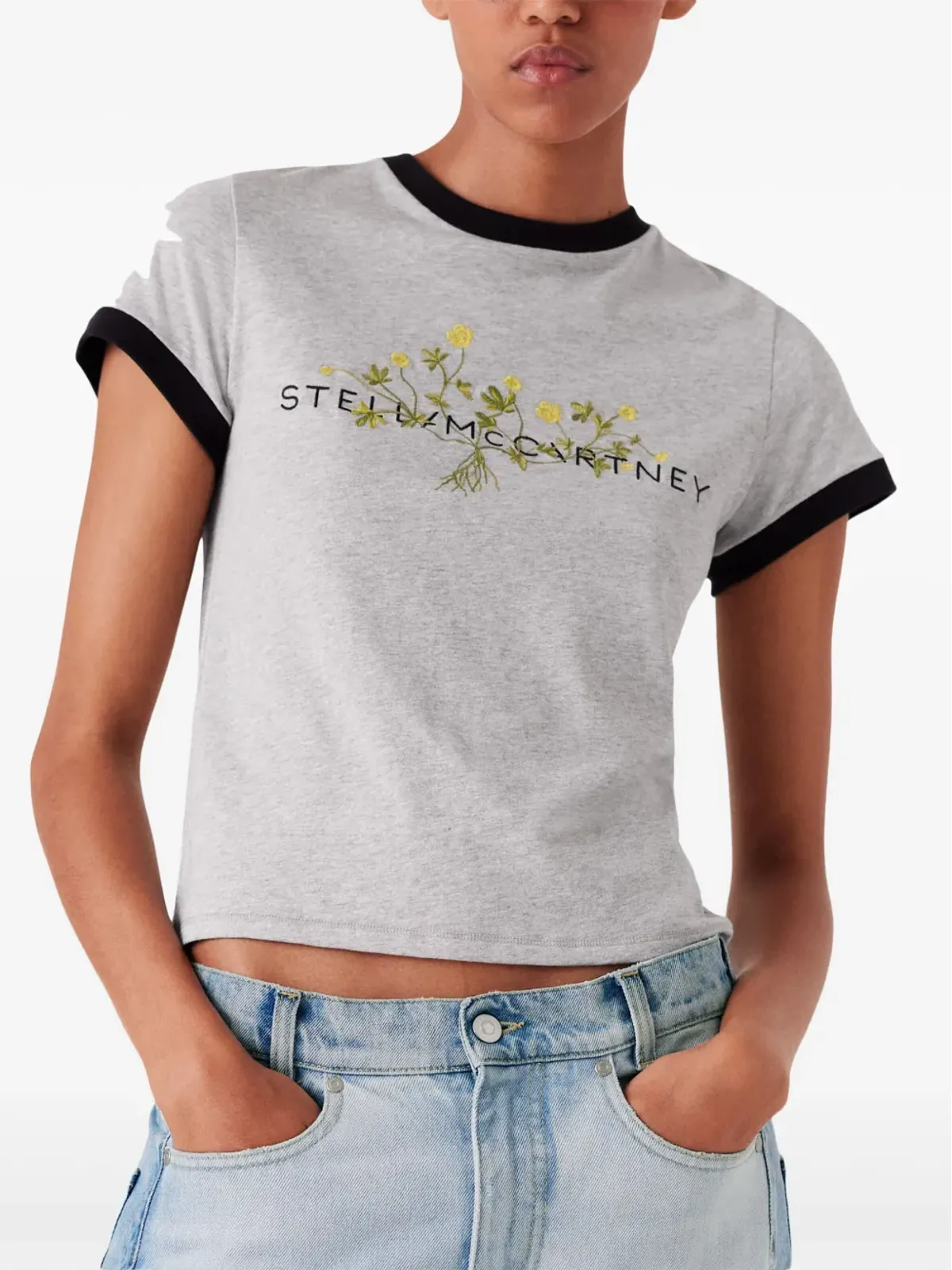 Stella McCartney ロゴ刺繍 Tシャツ - 画像3