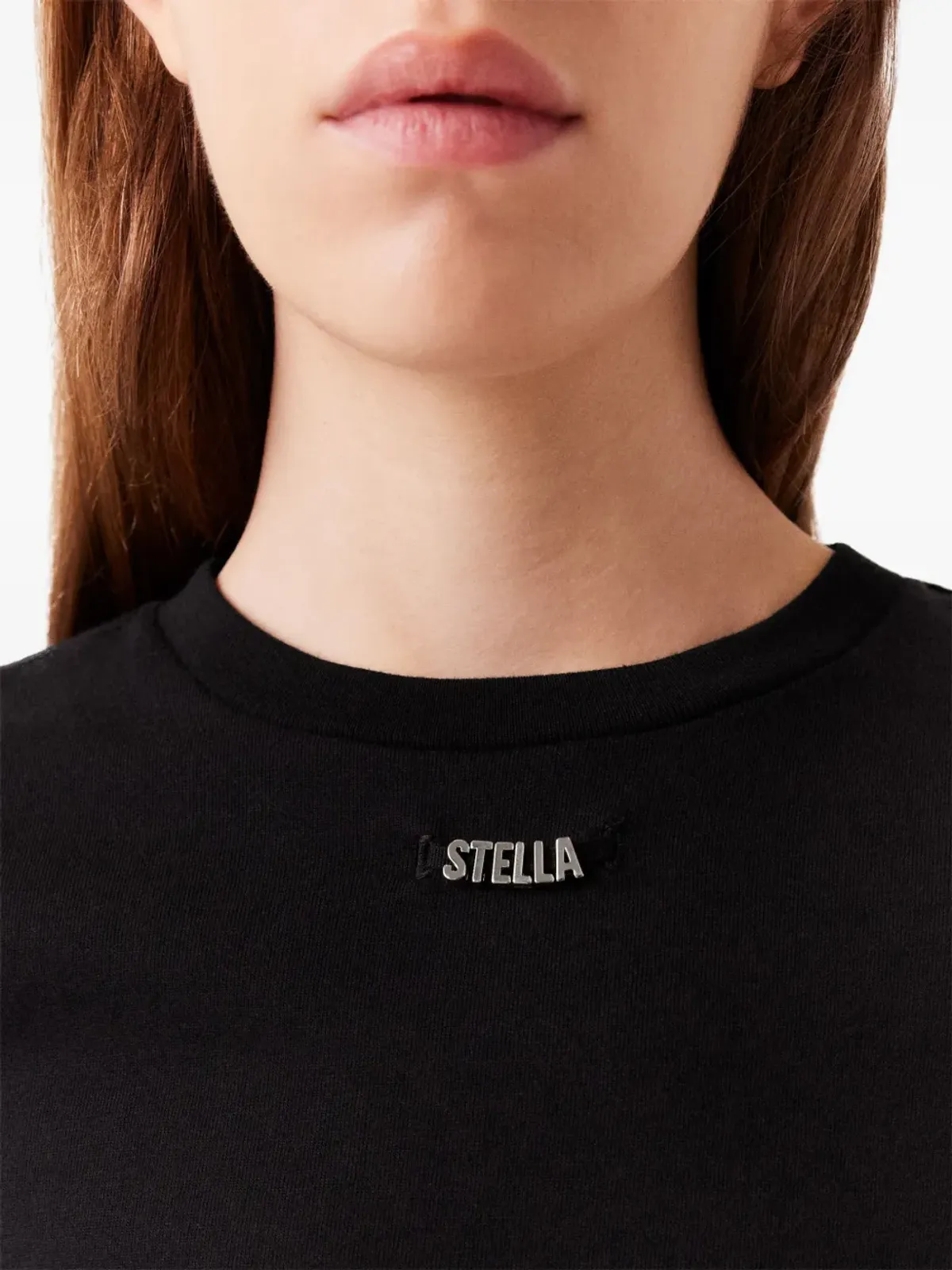 Stella McCartney ロゴチャームTシャツ - ブラック - 画像5