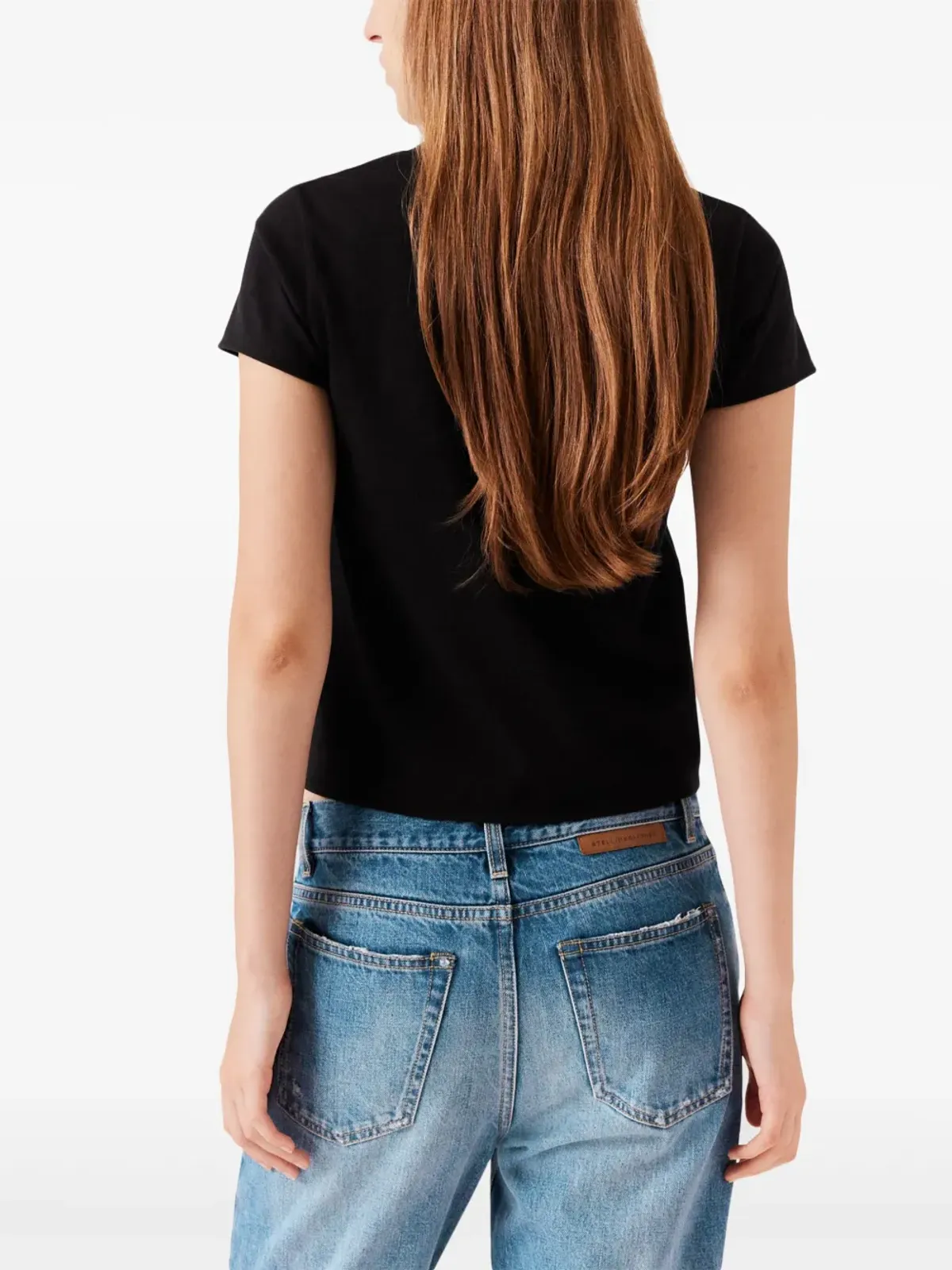 Stella McCartney ロゴチャームTシャツ - ブラック - 画像4