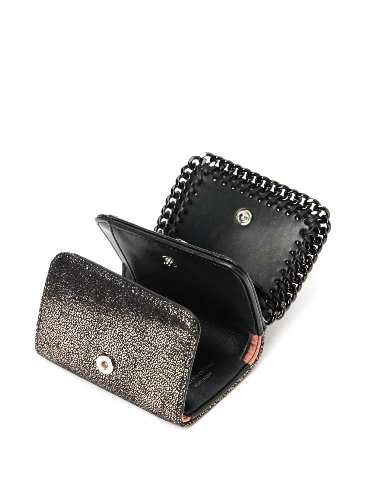 Stella McCartney Falabella 三つ折り財布 - ブラック - 画像3
