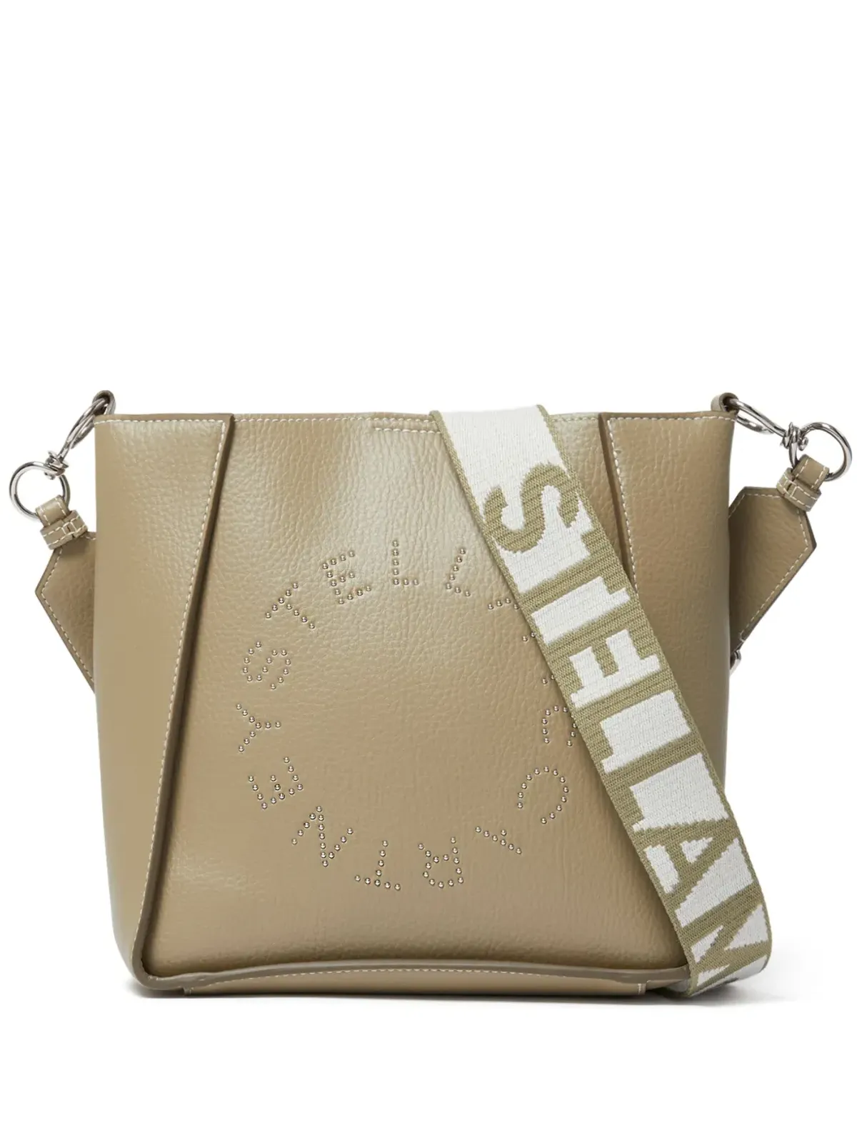 Stella McCartney ロゴスクエア ミニ クロスボディバッグ - ニュートラルカラー - 画像1