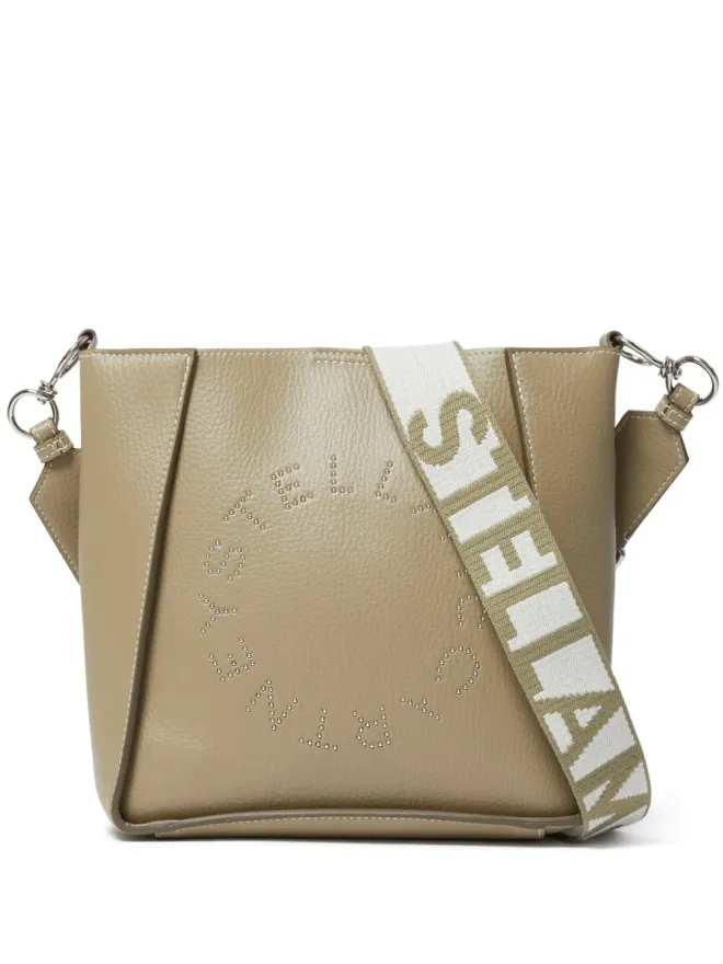 Stella McCartney Stella McCartney ロゴスクエア ミニ クロスボディバッグ - ニュートラルカラーの商品画像
