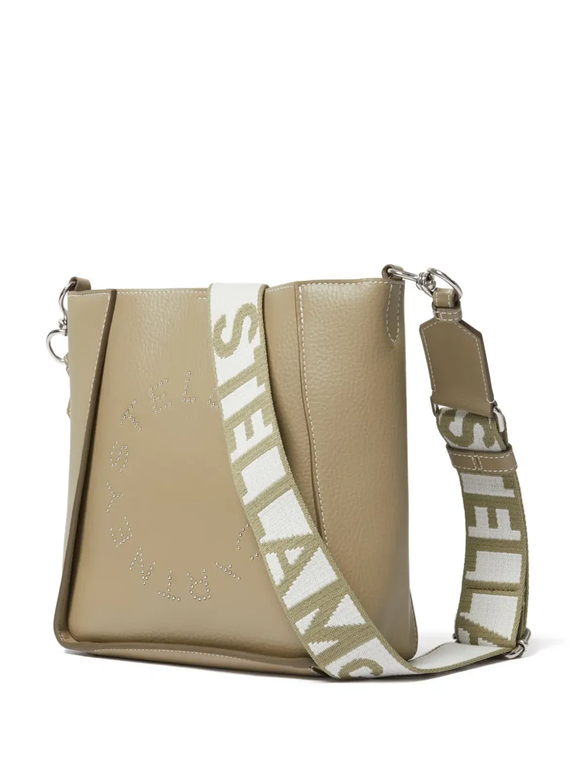 Stella McCartney ロゴスクエア ミニ クロスボディバッグ - ニュートラルカラー - 画像3