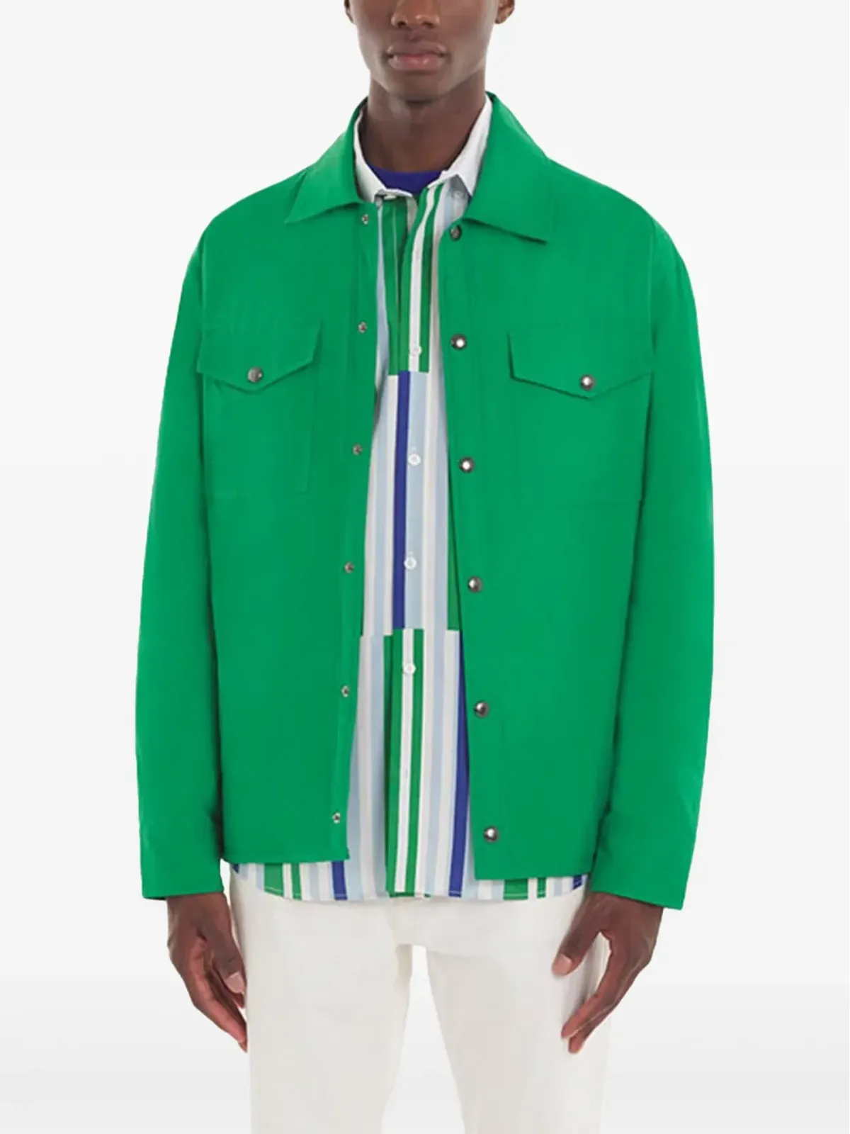 Maison Kitsuné パッド入りシャツジャケット - 画像2