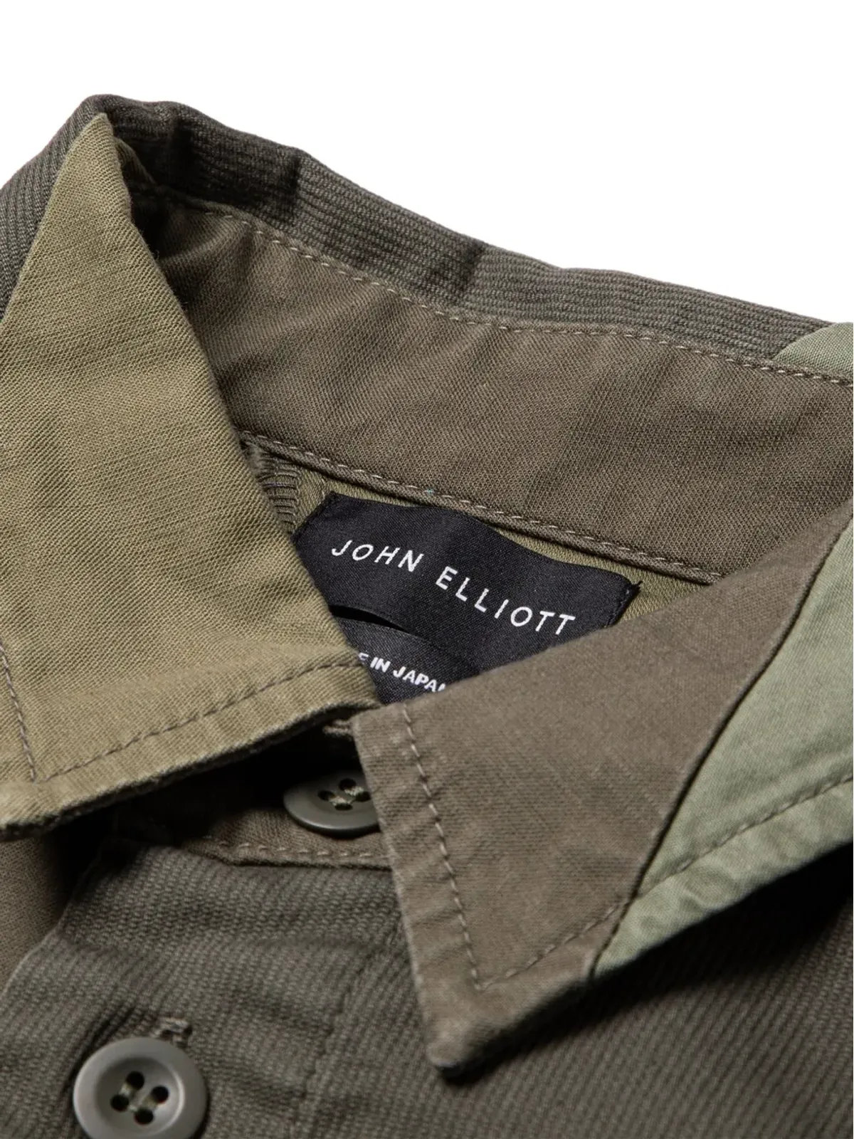 John Elliott パッチワークシャツ - 画像3