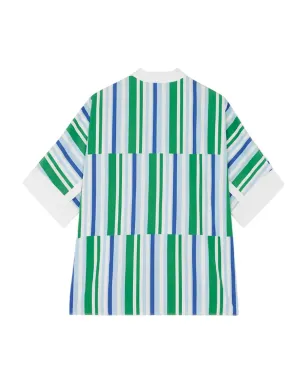 Maison Kitsuné ストライプシャツ - ブルー - サムネイル2