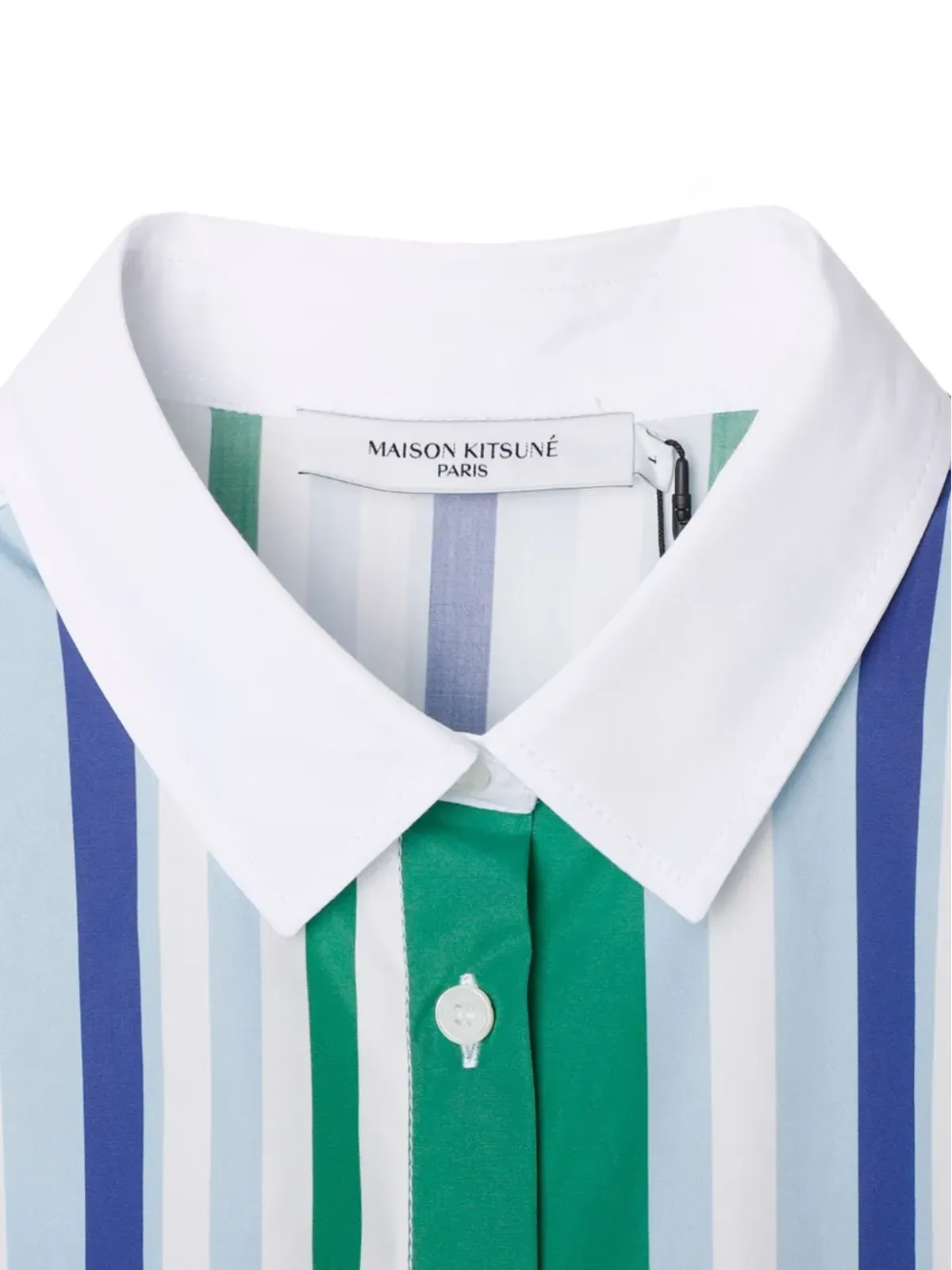 Maison Kitsuné ストライプシャツ - ブルー - 画像3