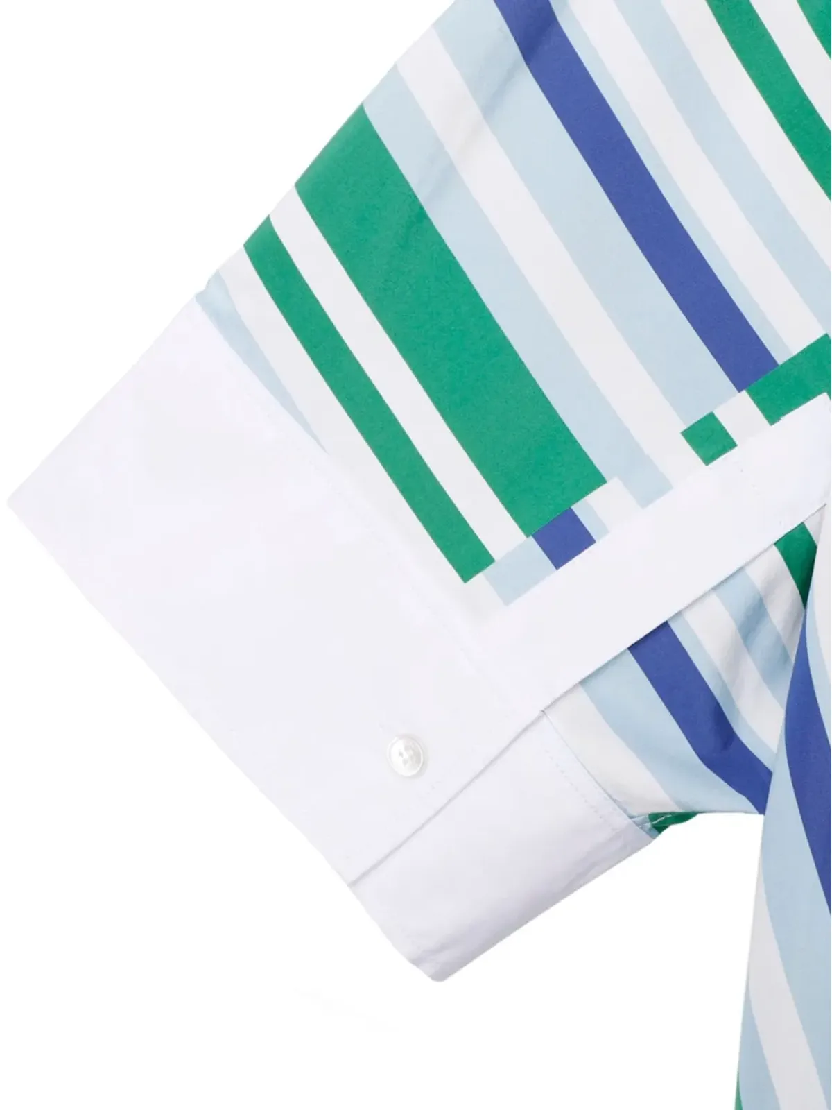 Maison Kitsuné ストライプシャツ - ブルー - 画像4