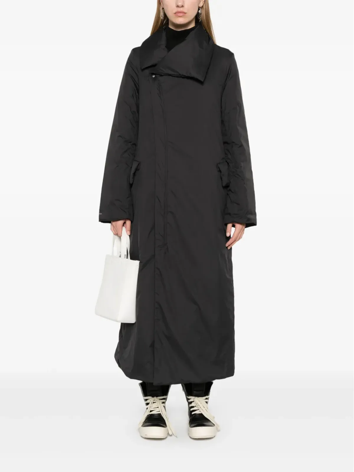 Y-3 パッド入りコート - ブラック - 画像2