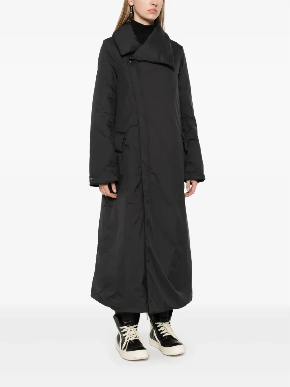 Y-3 パッド入りコート - ブラック - 画像3