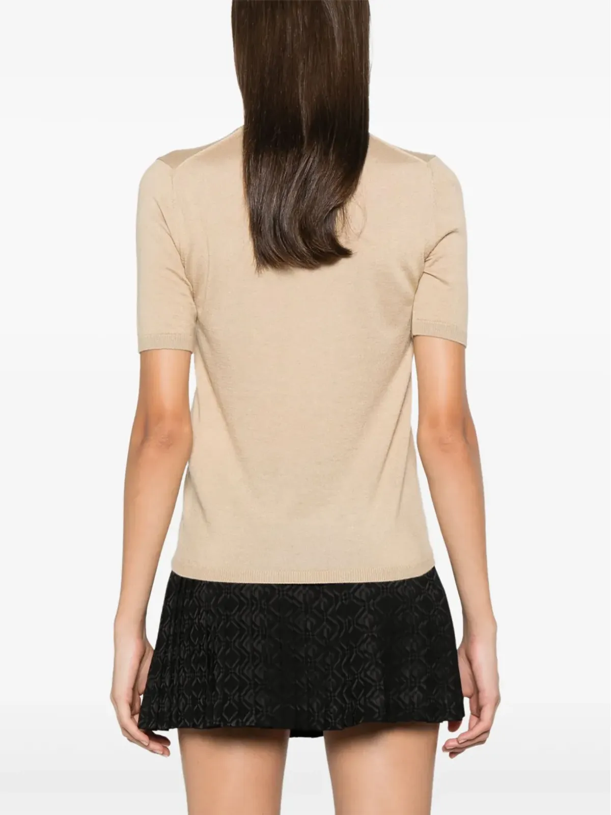 Max Mara ワーレン ニットトップ ブラウン - 画像4
