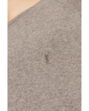 Saint Laurent Cassandre セーター - ブラウン - サムネイル5