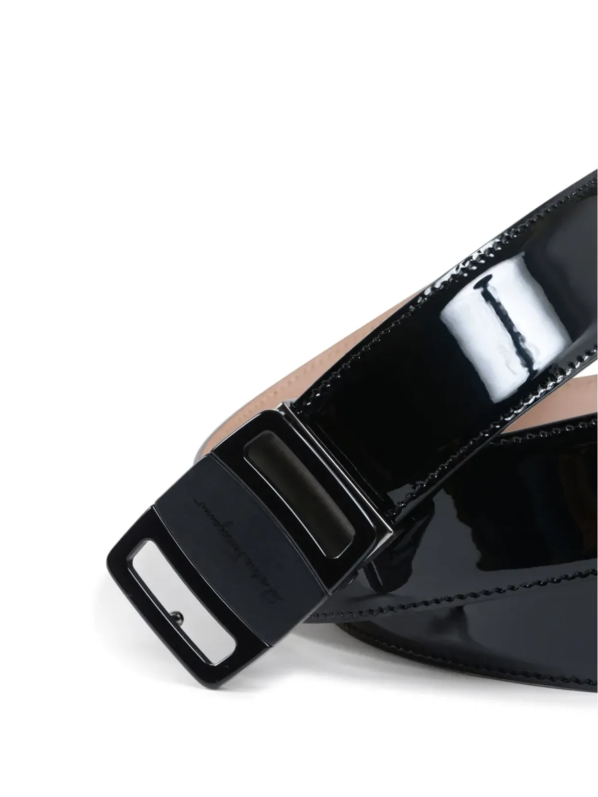 Ferragamo パテントレザー ベルト - 画像2