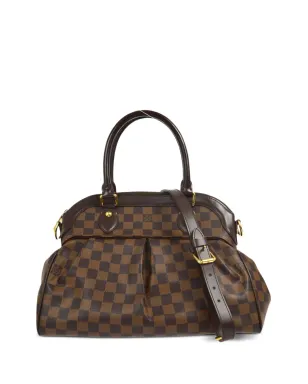 Louis Vuitton ビンテージ 2011年 ダミエ・エベヌ Trevi PM ツーウェイ バッグ ブラウン - サムネイル1