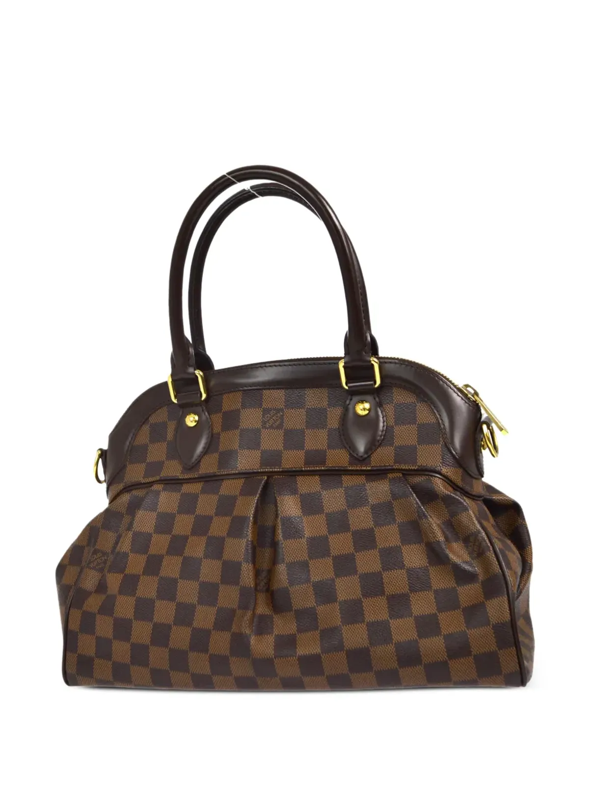 Louis Vuitton ビンテージ 2011年 ダミエ・エベヌ Trevi PM ツーウェイ バッグ ブラウン - 画像2