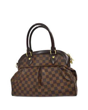 Louis Vuitton ビンテージ 2011年 ダミエ・エベヌ Trevi PM ツーウェイ バッグ ブラウン - サムネイル2