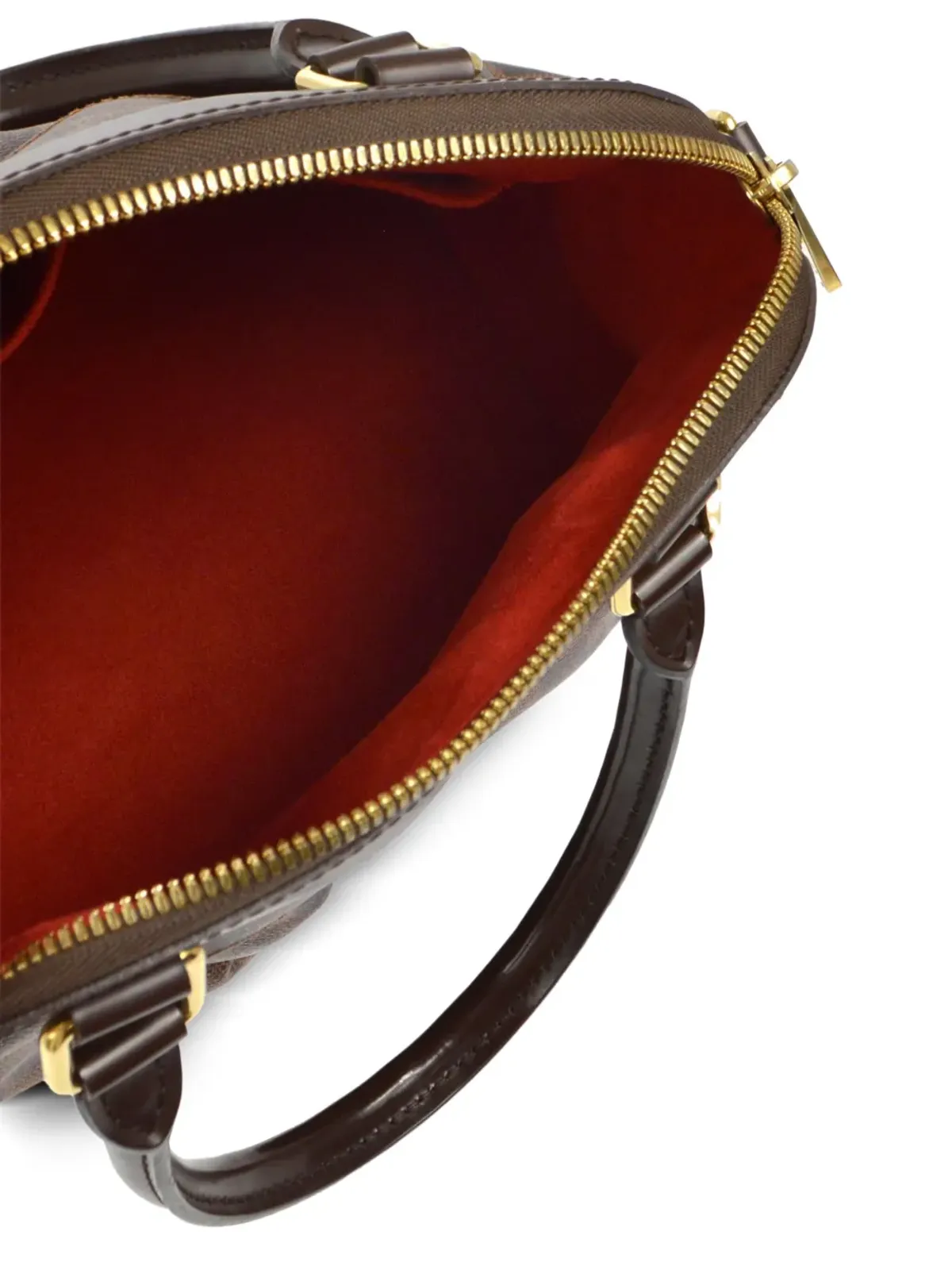 Louis Vuitton ビンテージ 2011年 ダミエ・エベヌ Trevi PM ツーウェイ バッグ ブラウン - 画像4