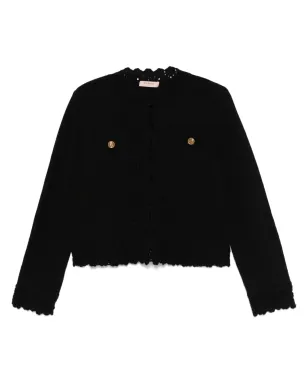 TWINSET クロシェット トリム カーディガン - サムネイル1