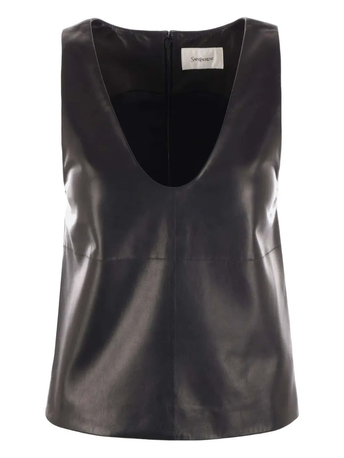 Saint Laurent レザー トップ - 画像1