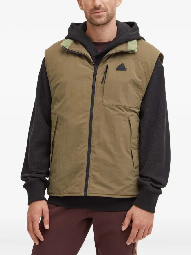 adidas adidas フリースライニングジップアップベストの商品画像