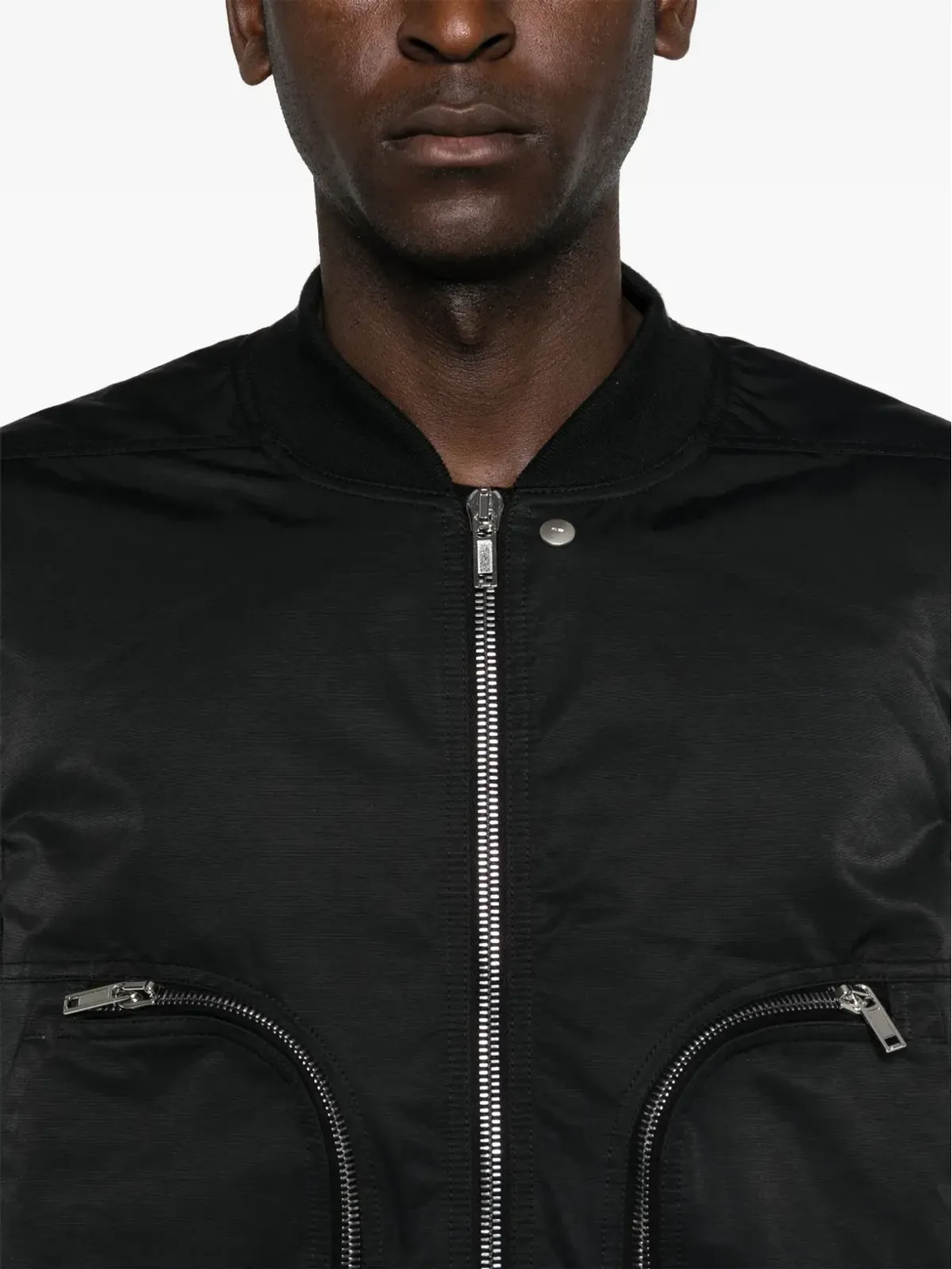 Rick Owens DRKSHDW バウハウス フライト ボンバー ジャケット ブラック - 画像5