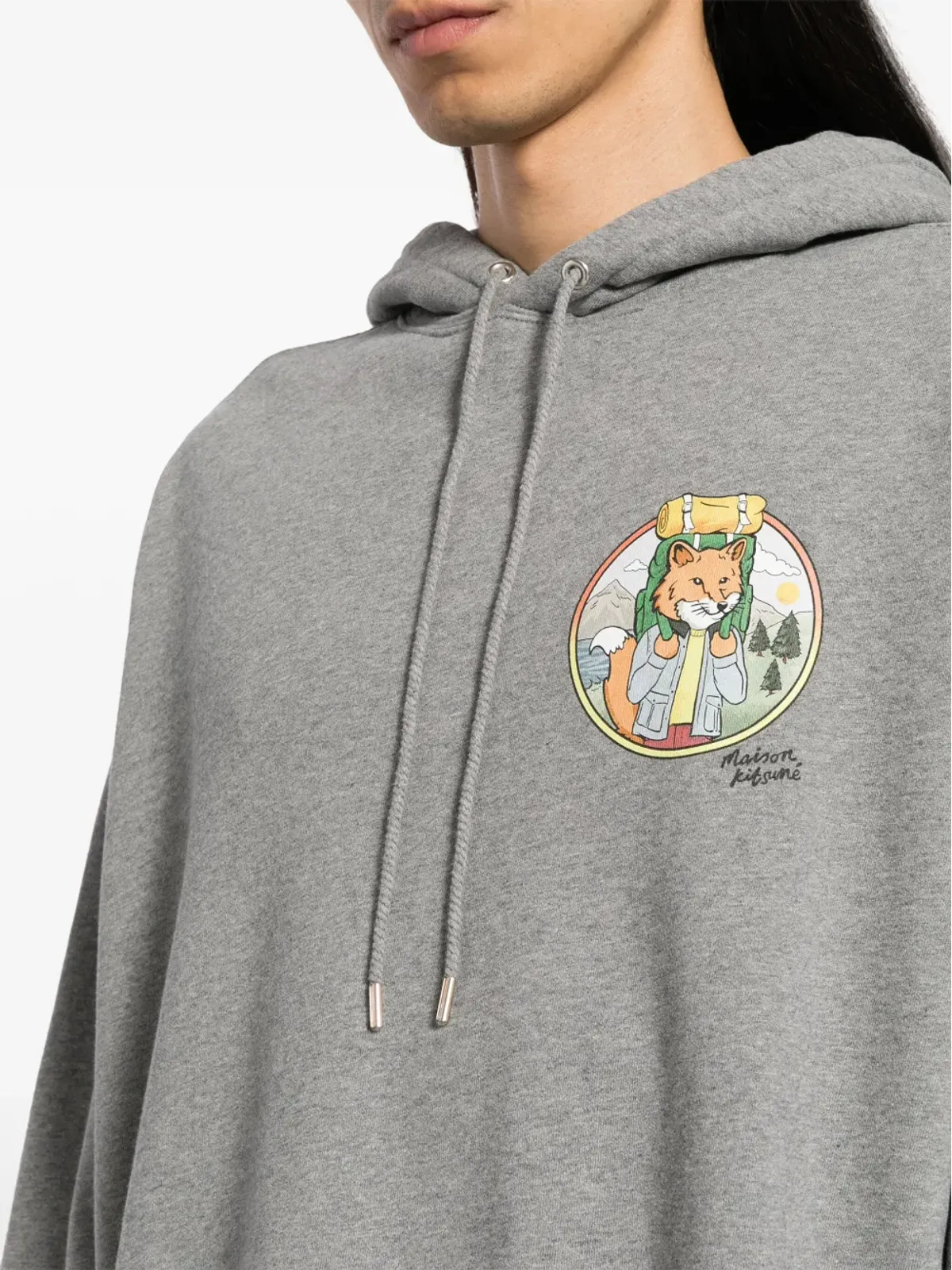 Maison Kitsuné ランブリング・フォックス オーバーサイズのフーディー - 画像5