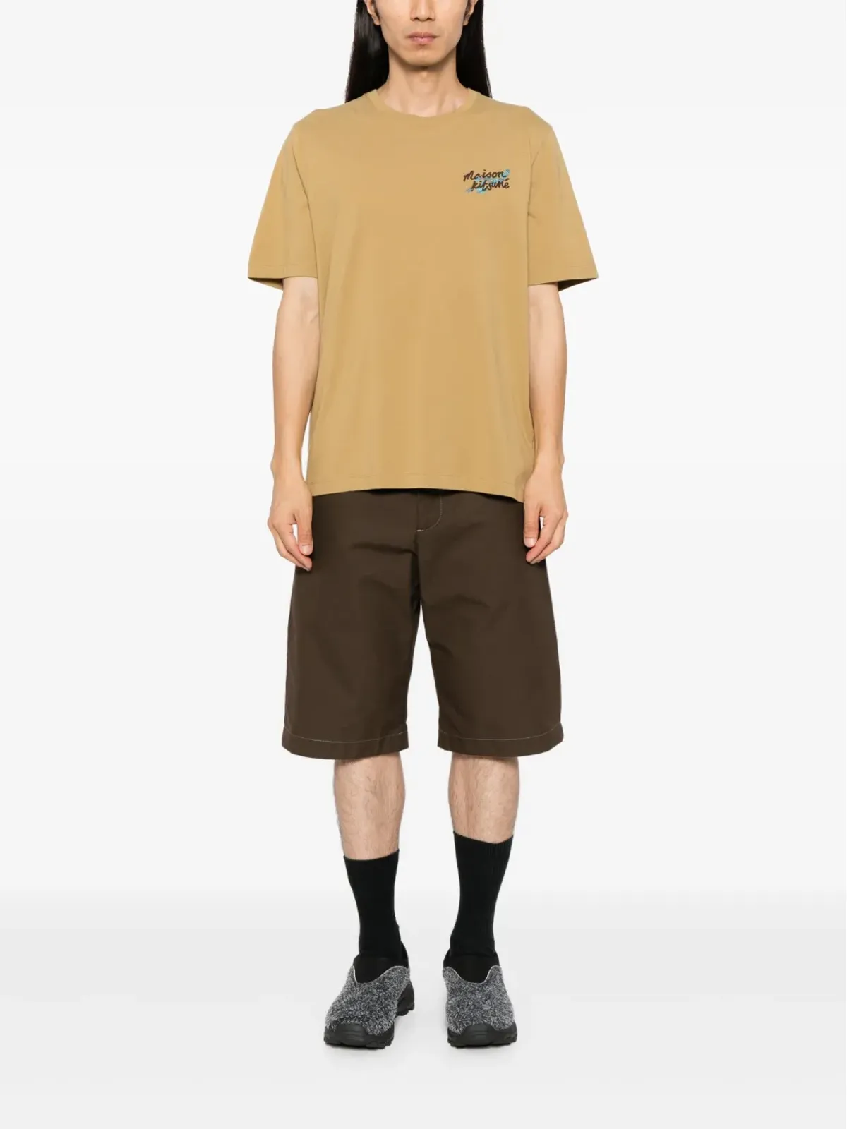 Maison Kitsuné ハンドライティング・コンフォート Tシャツ - 画像2