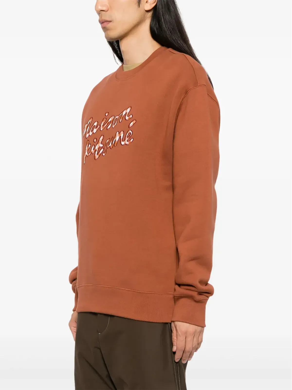 Maison Kitsuné ハンドライティング ギンガム スウェットシャツ - 画像3