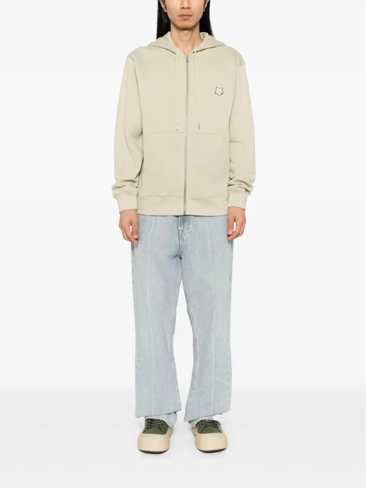 Maison Kitsuné ボールド フォックスヘッド コンフォート フード付きジャケット - 画像2