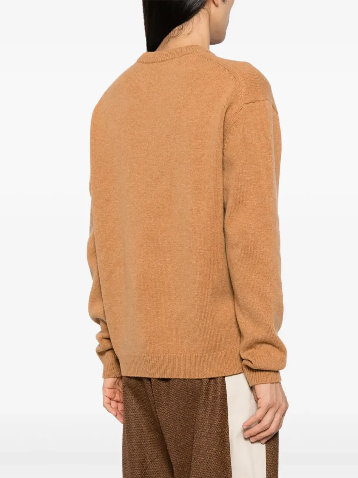 Maison Kitsuné フォックスヘッド インターシャ ジャンパー - ニュートラルカラー - 画像4