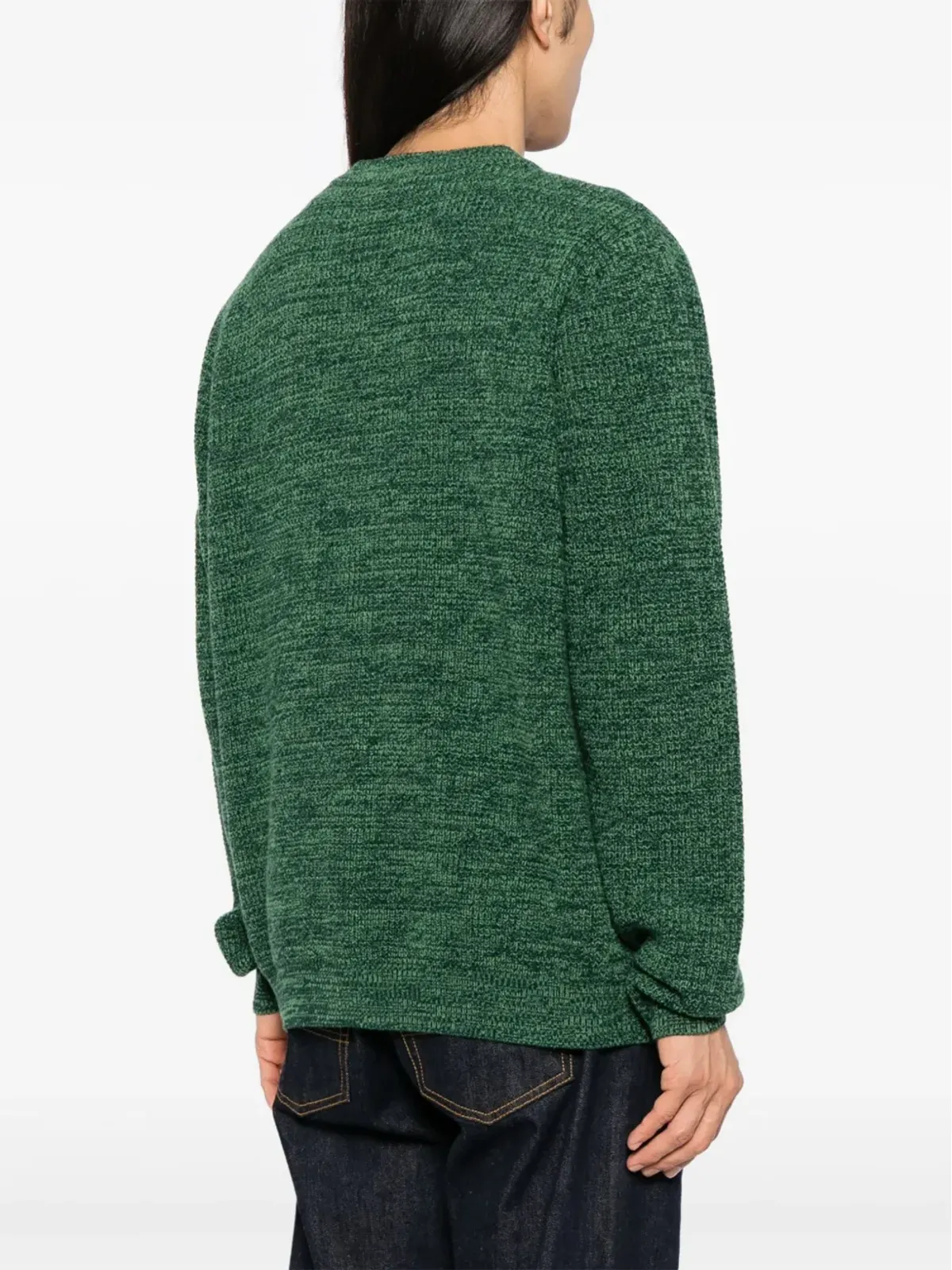 Maison Kitsuné ハンドライティング・コンフォート カーディガン - グリーン - 画像4