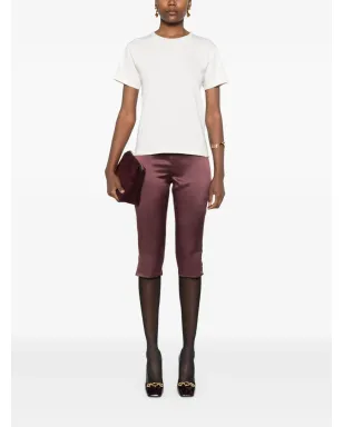 Saint Laurent ロゴタグ Tシャツ - ホワイト - サムネイル2