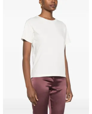 Saint Laurent ロゴタグ Tシャツ - ホワイト - サムネイル3