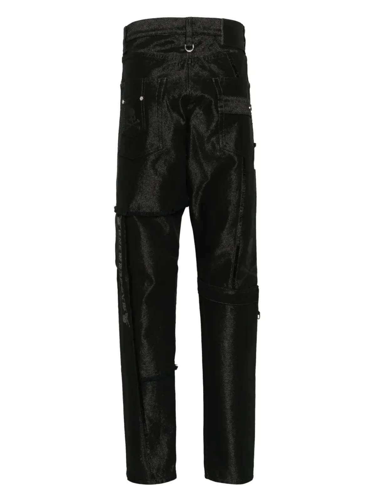 Mastermind Japan Puzzle straight-leg jeans - Black - 画像2
