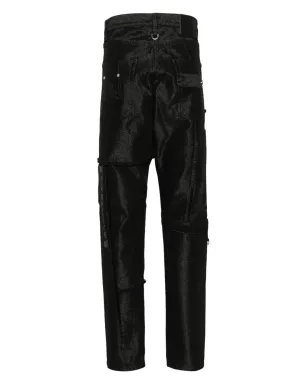 Mastermind Japan Puzzle straight-leg jeans - Black - サムネイル2