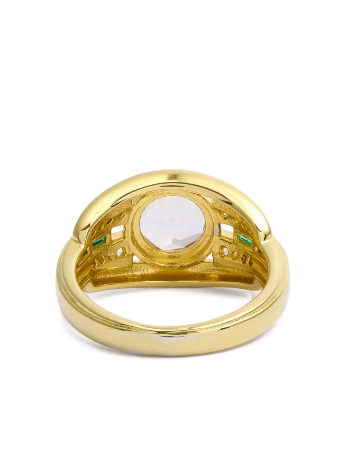 V JEWELLERY オリーブ クリスタル装飾リング - 画像4