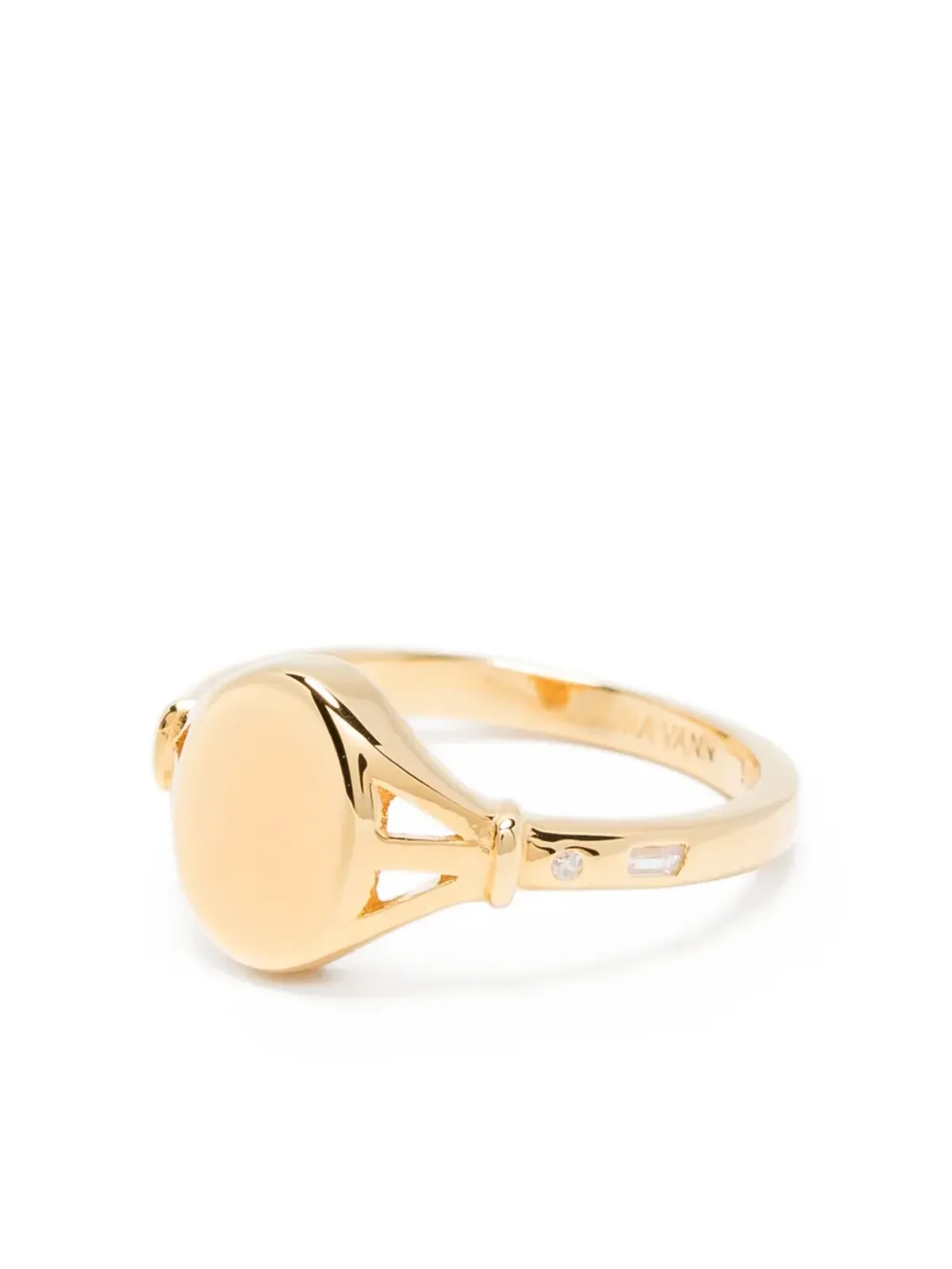 V JEWELLERY ティリー シグネット ピンキーリング - 画像3