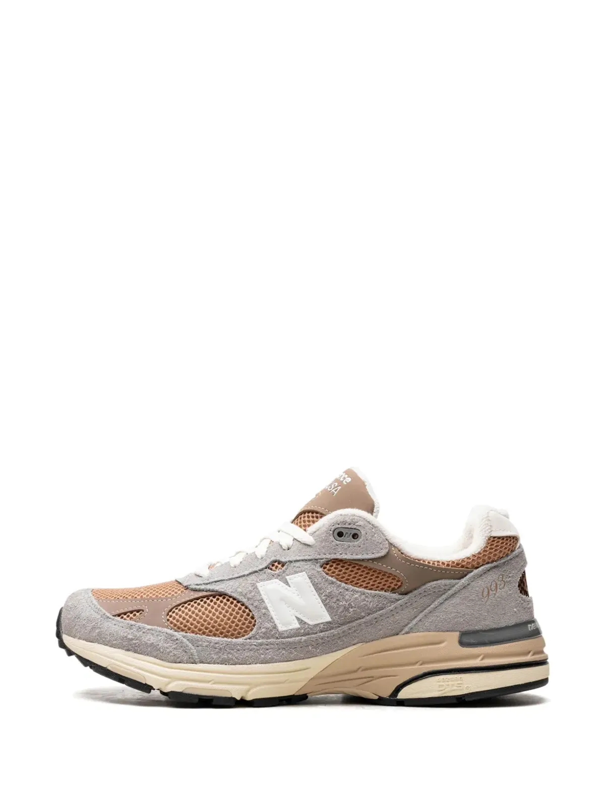 New Balance テディ・サンティス 米国製 993 シャドウグレー/ドリフトウッド スニーカー - 画像5