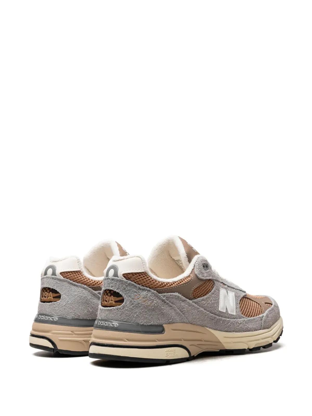New Balance テディ・サンティス 米国製 993 シャドウグレー/ドリフトウッド スニーカー - 画像3