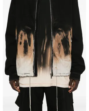 Rick Owens DRKSHDW タイダイ柄デニムジャケット - ブラック - サムネイル5