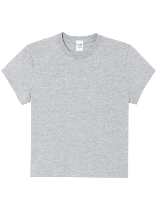 RE/DONE RE/DONE 50s boxy cotton T-shirt - Greyの商品画像