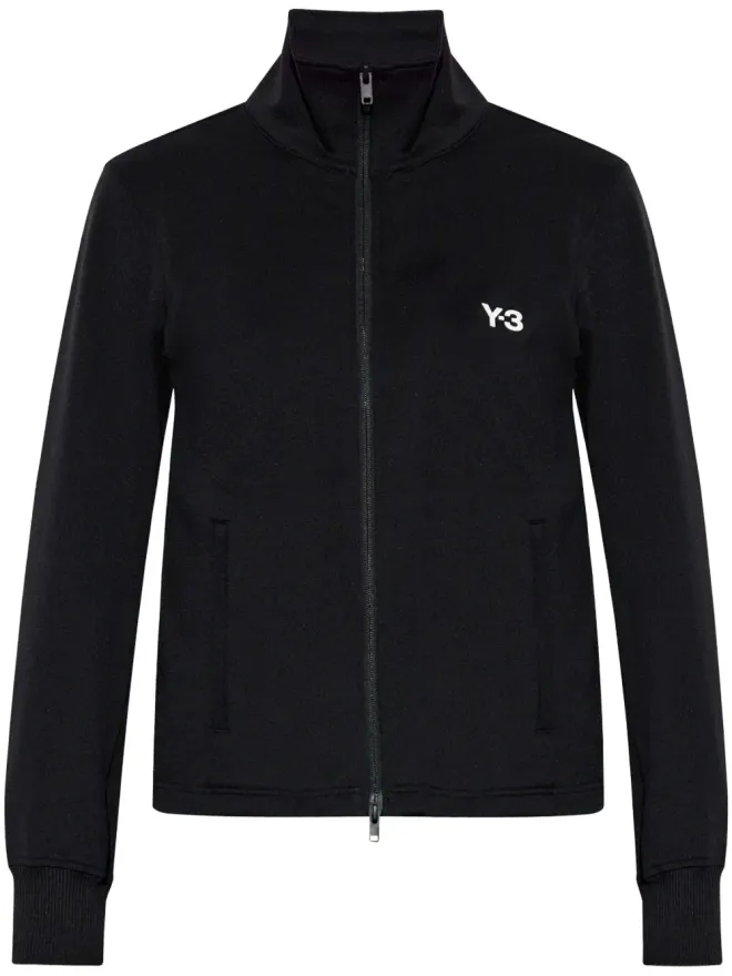 Y-3 Y-3 ジップアップ ロゴ スウェットシャツ - ブラックの商品画像
