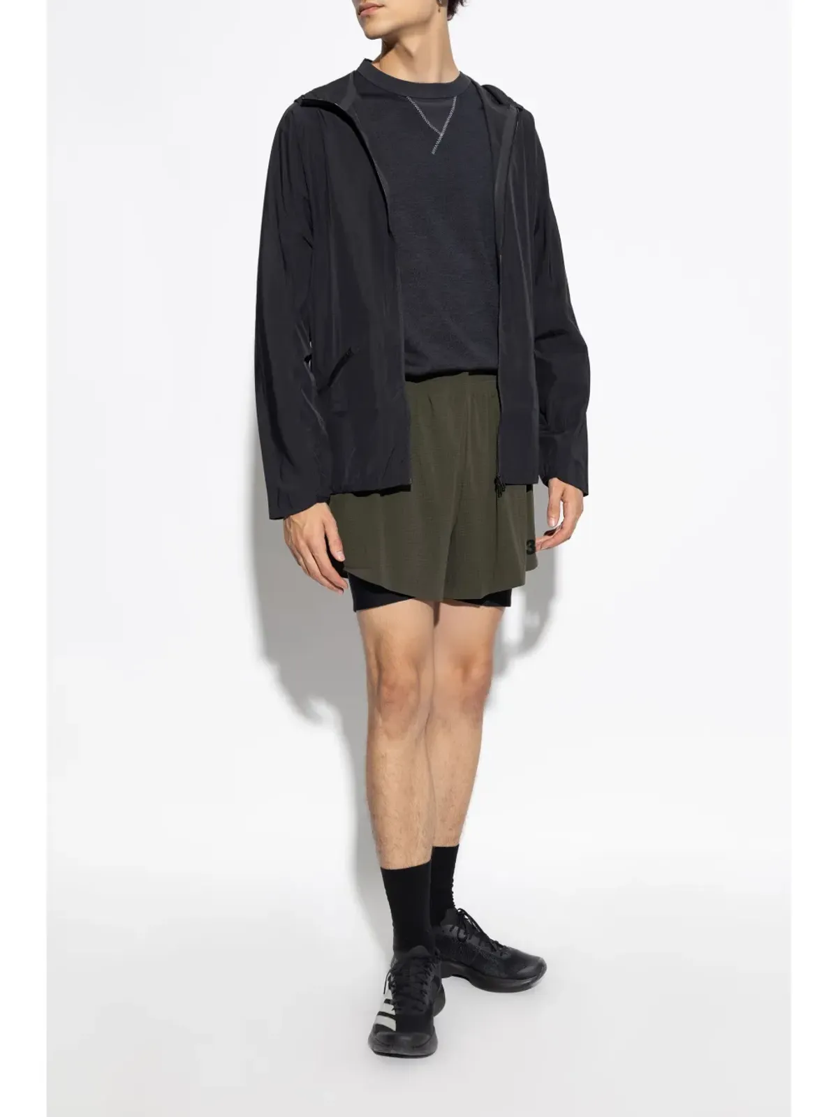 Y-3 ロゴ ランニングショーツ - 画像2