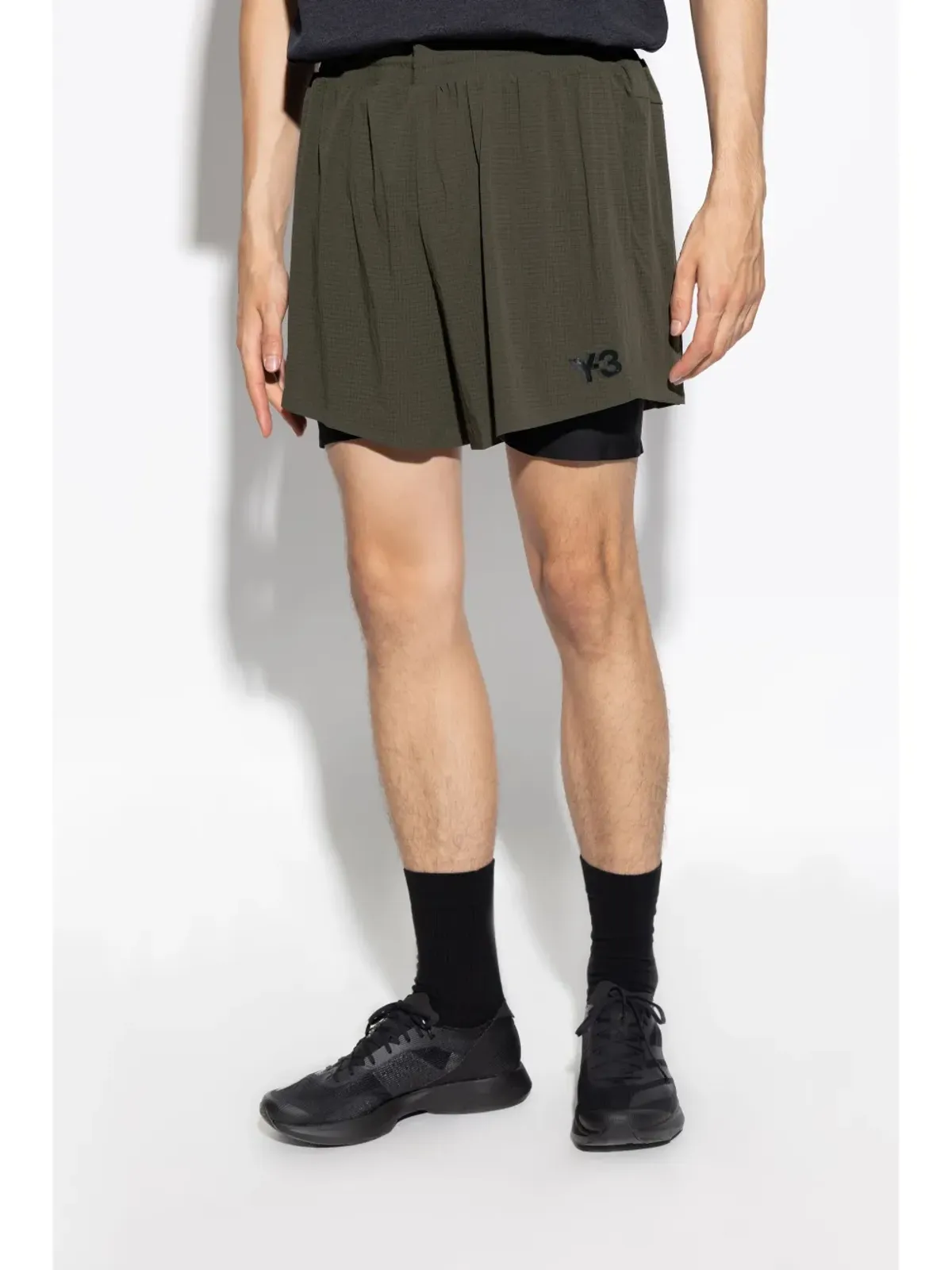 Y-3 ロゴ ランニングショーツ - 画像3