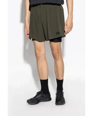 Y-3 ロゴ ランニングショーツ - サムネイル3