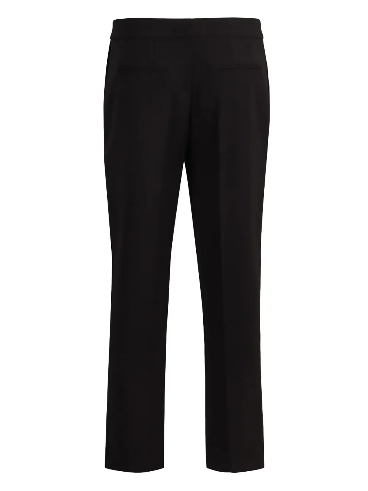 Elisabetta Franchi スリット入りクレープパンツ - ブラック - 画像2