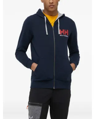 Helly Hansen フード付きジップアップスウェット - ブルー - サムネイル1