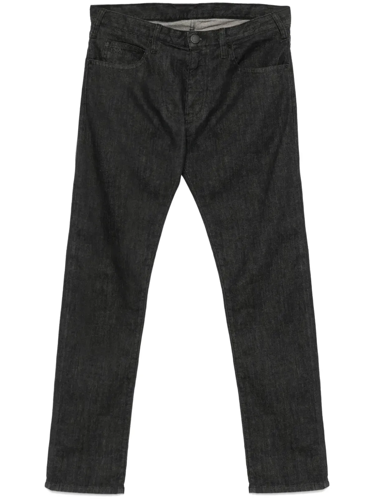 Emporio Armani J45 straight-leg jeans - Black - 画像1