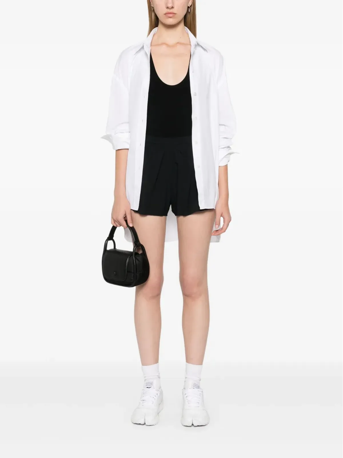 Y-3 ロゴプリント ランニングショーツ - ブラック - 画像2